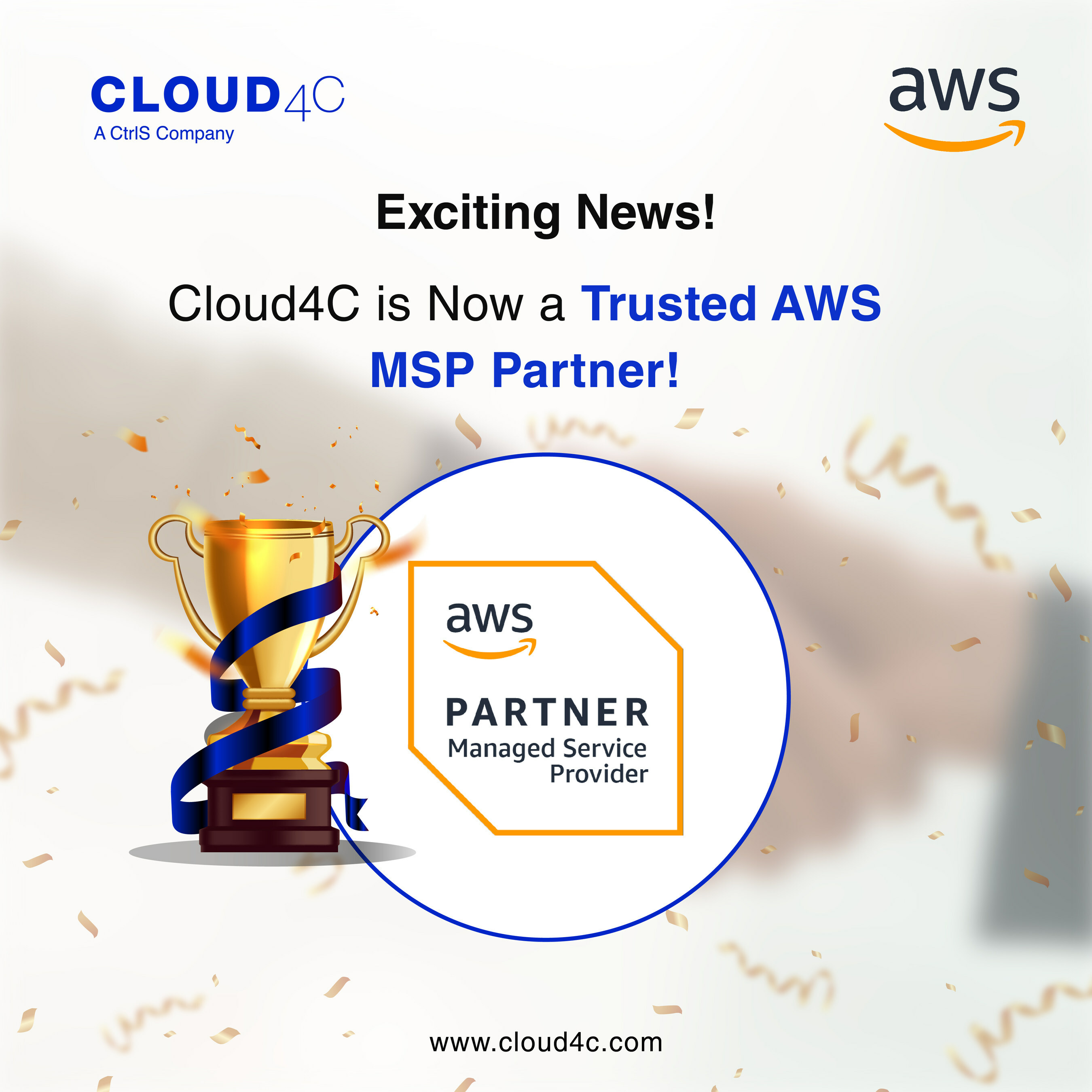 Cloud4C Achieves AWS Managed Services Provider (MSP) Status