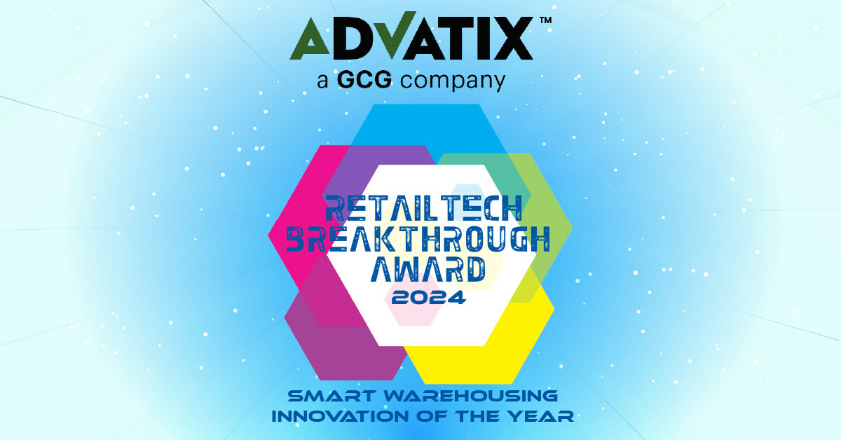 Advatix CloudSuite Recognized as the #1 Global Innovation of the Year for Smart Warehousing, Selected by RetailTech Breakthrough