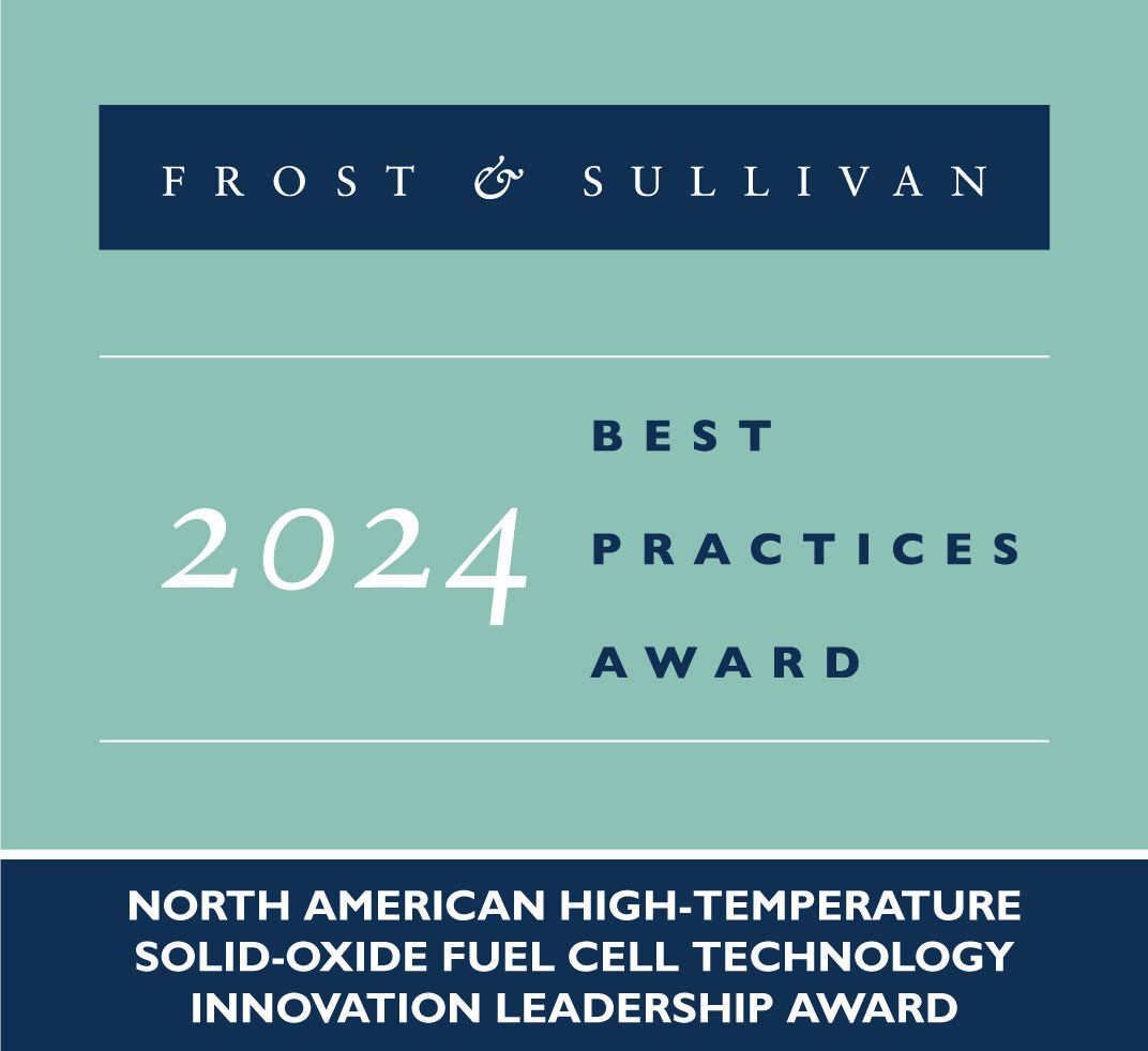 WATT Fuel Cell Earns Frost & Sullivan's 2024 North America Technology Innovation Leadership Award