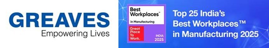 Greaves Cotton Limited Recognised Among India's Top 25 Best Workplaces in Manufacturing 2025