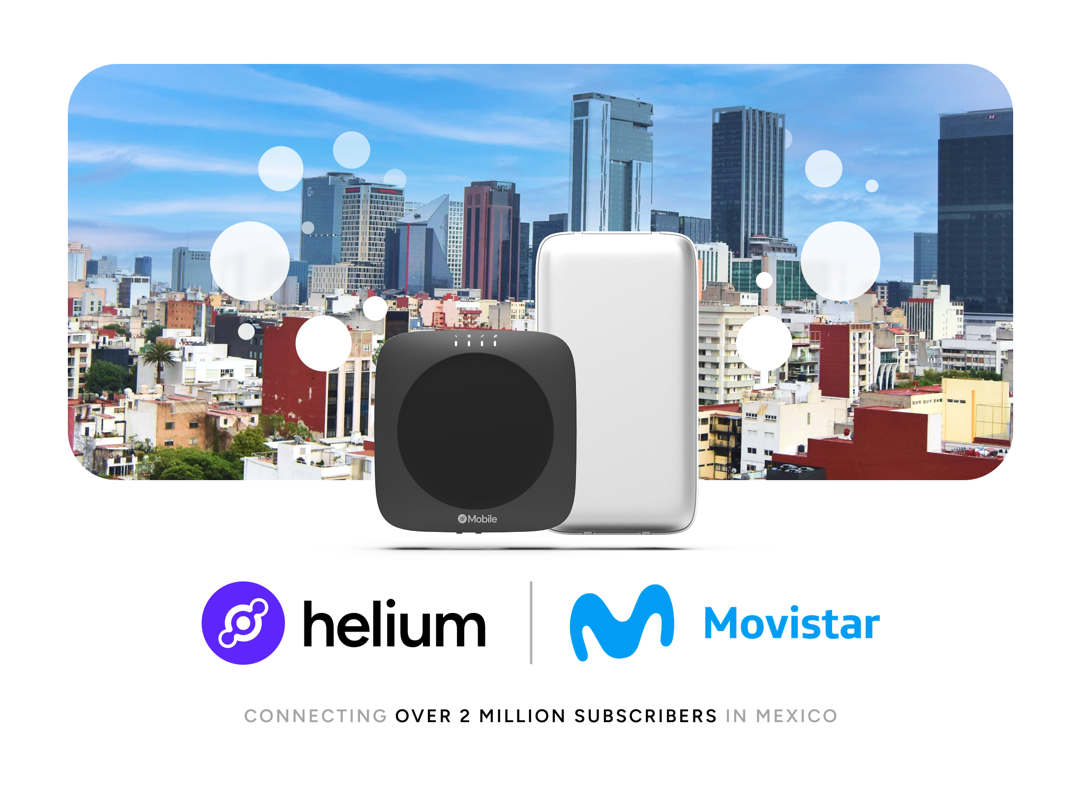 Movistar is Bringing the Helium Network to Over 2 Million Subscribers in Mexico