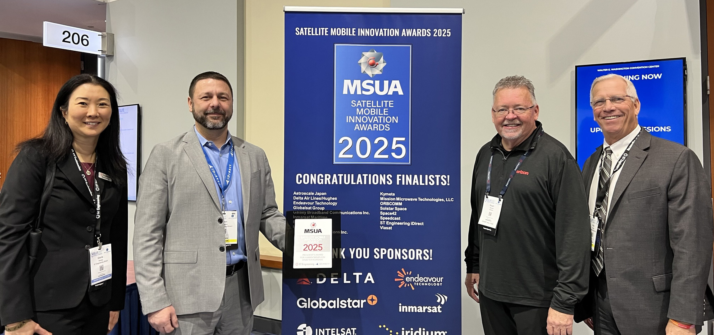 ST Engineering iDirect's Public Safety Solution Wins MSUA Satellite Mobile Innovation Award 2025