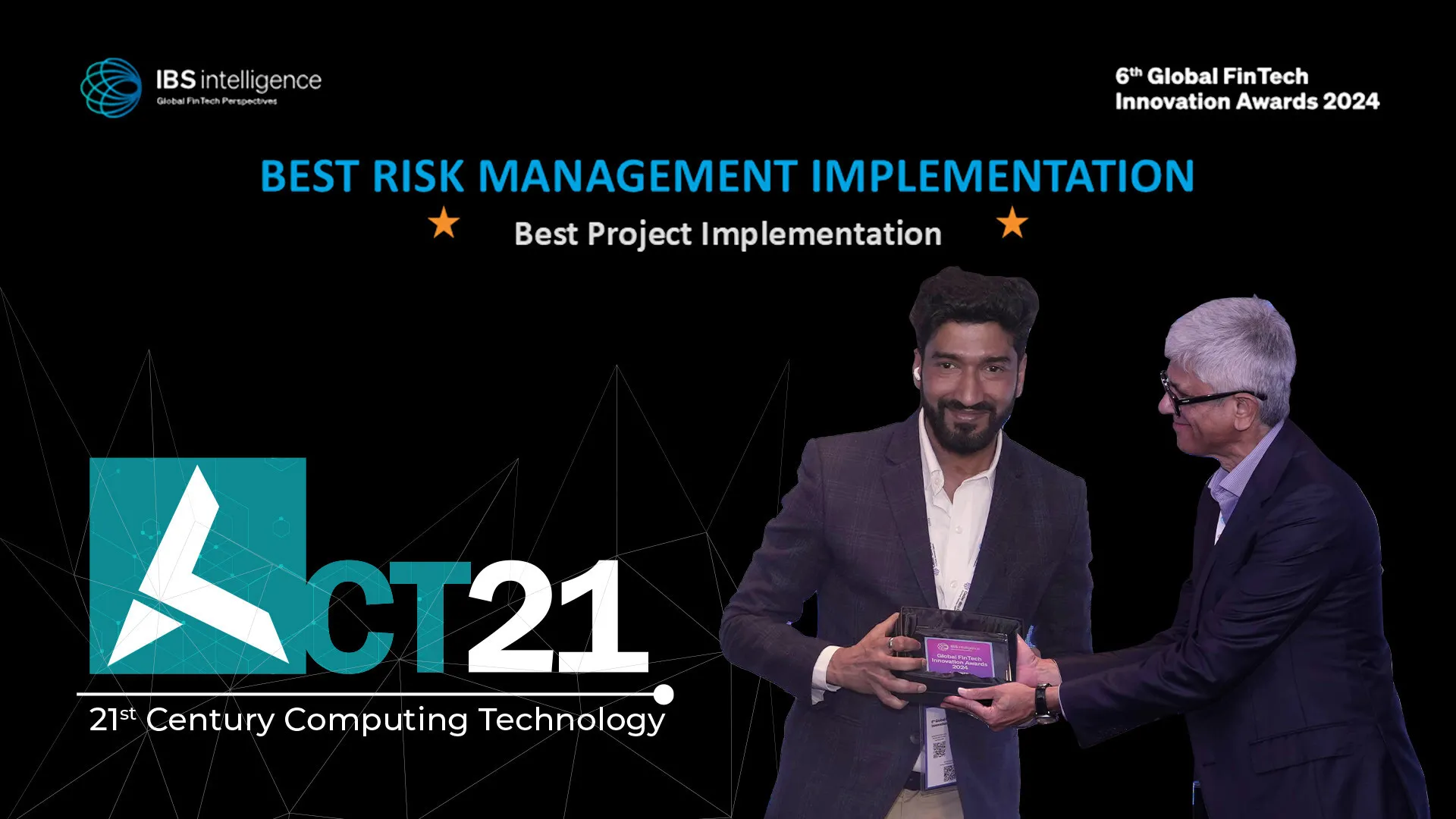 ACT21 Software Clinches Best Risk Implementation at IBSi Global FinTech Innovation Awards 2024
