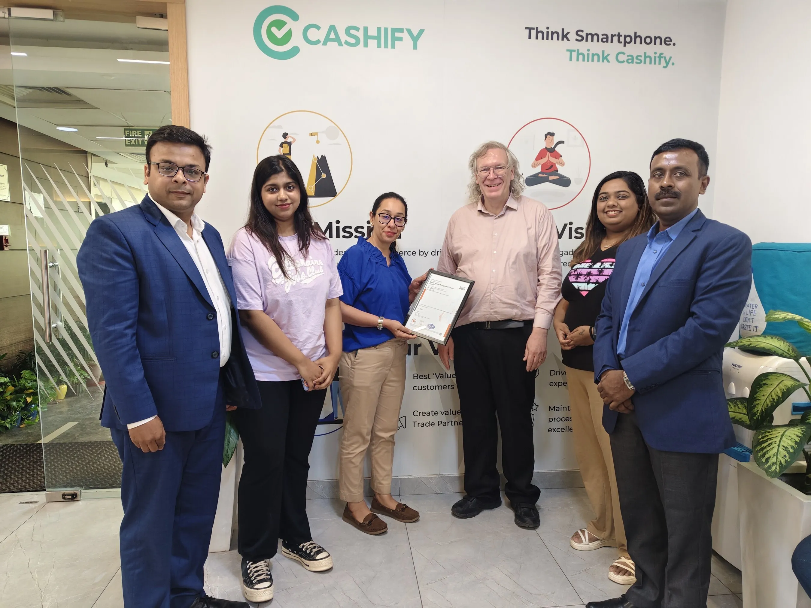 SGS AWARDS INTEGRATED MANAGEMENT SYSTEMS CERTIFICATION TO CASHIFY