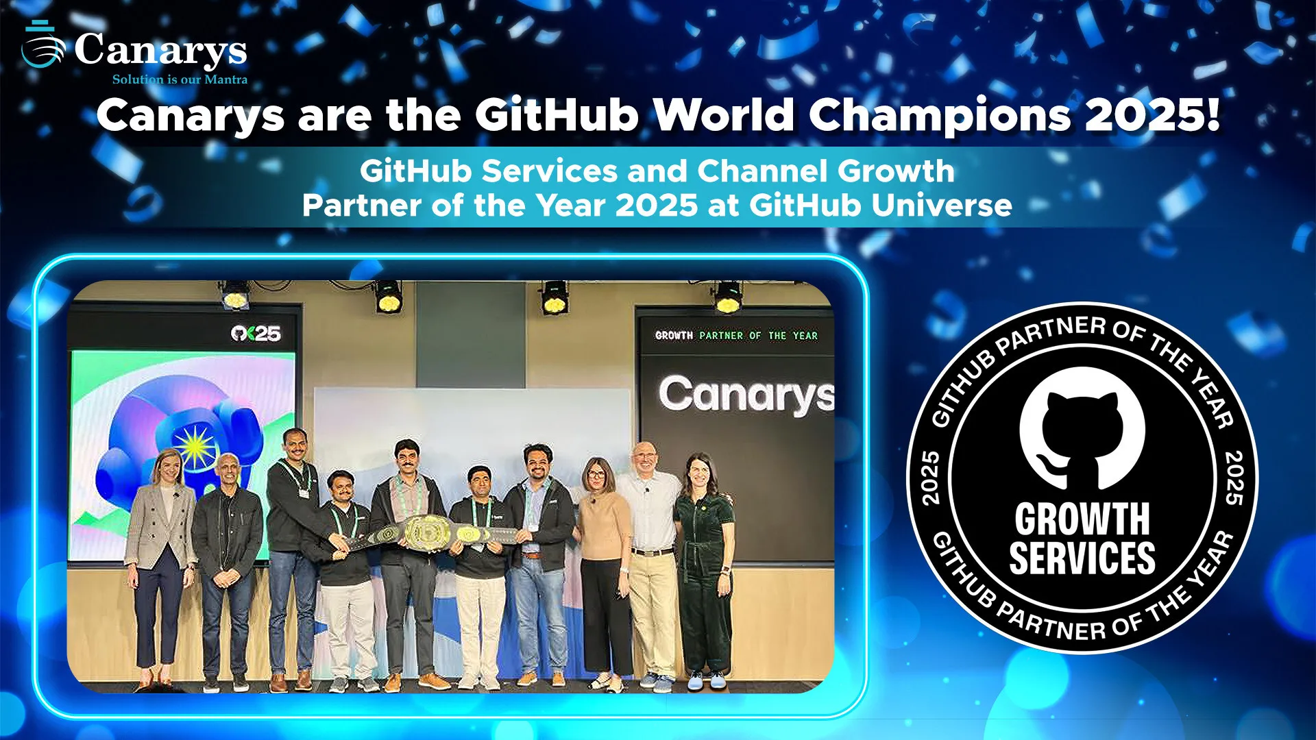 Canarys Automations Limited Recognized in 2025 GitHub Partner Awards