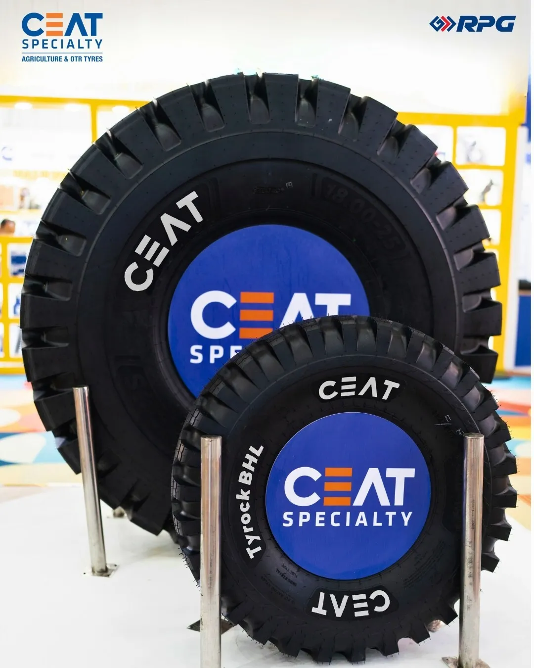 CEAT Specialty displays innovative OTR Tyres & launches new TYROCK BHL for Tough Terrains at EXCON 2025